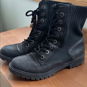 Blowfish Black Combat Boots